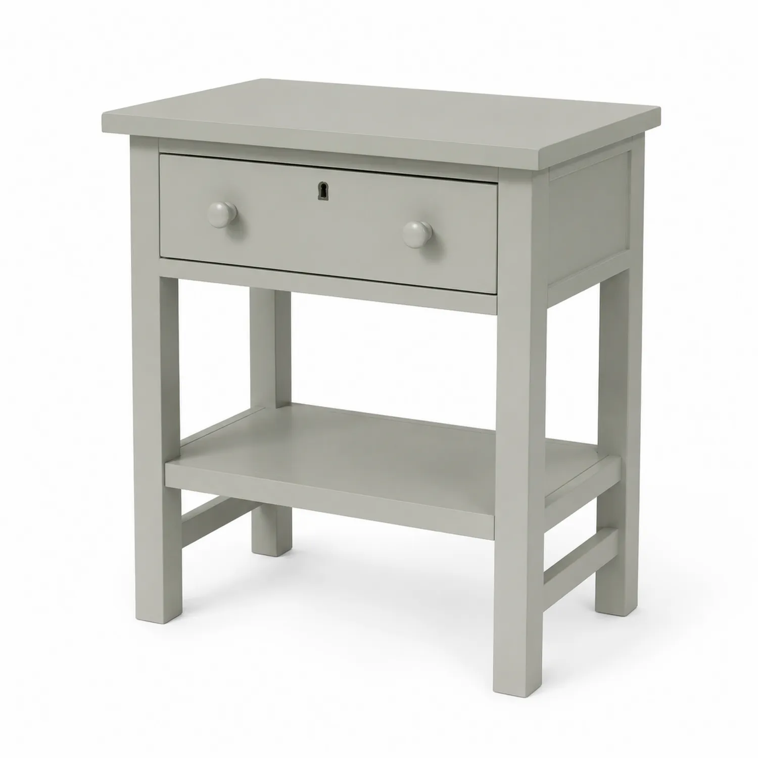 Szafka nocna drewniana MDF Szary 45 cm x 35 cm x 60 cm