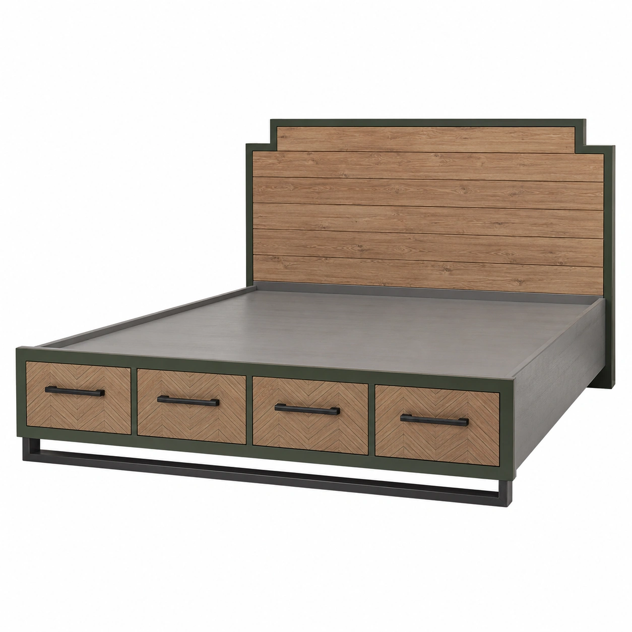Bett mit Stauraum - quernavio