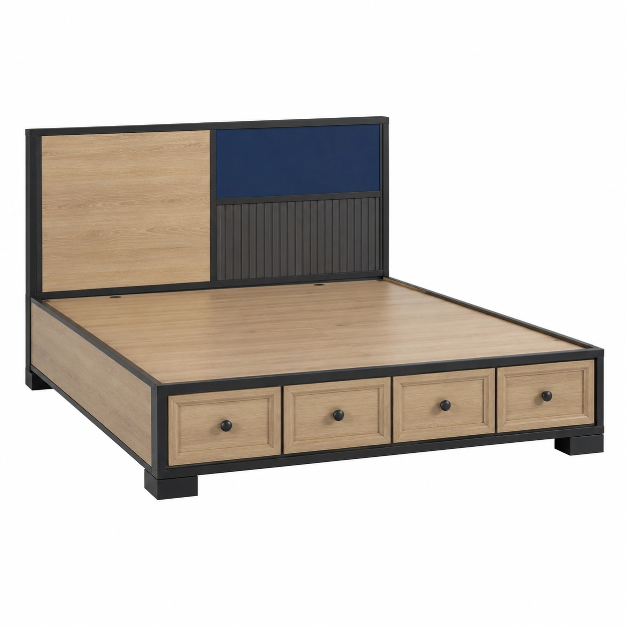 Bett mit Stauraum - quernavio