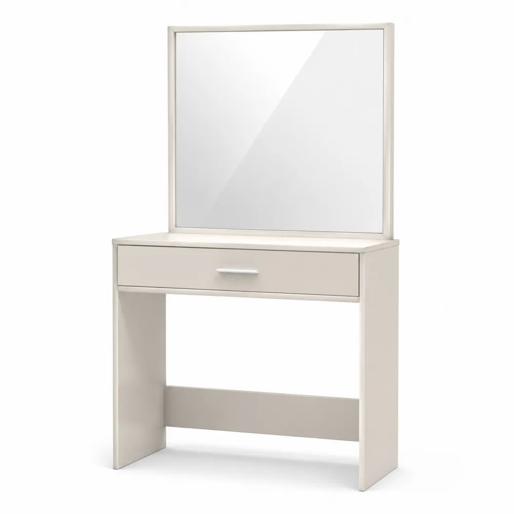 Toaletka z lustrem biały 120x60x140 cm