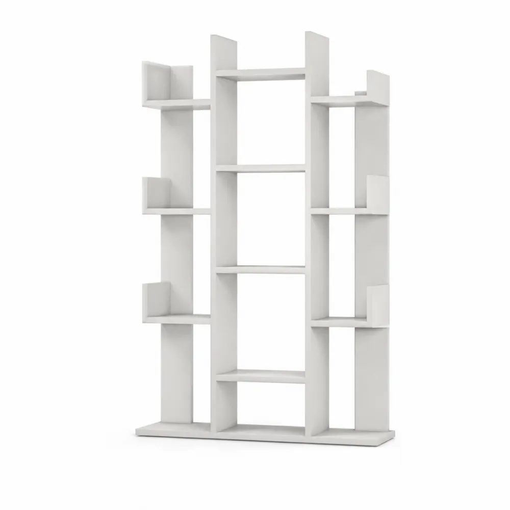 Regał z płyty MDF Biały 150x180x25 cm