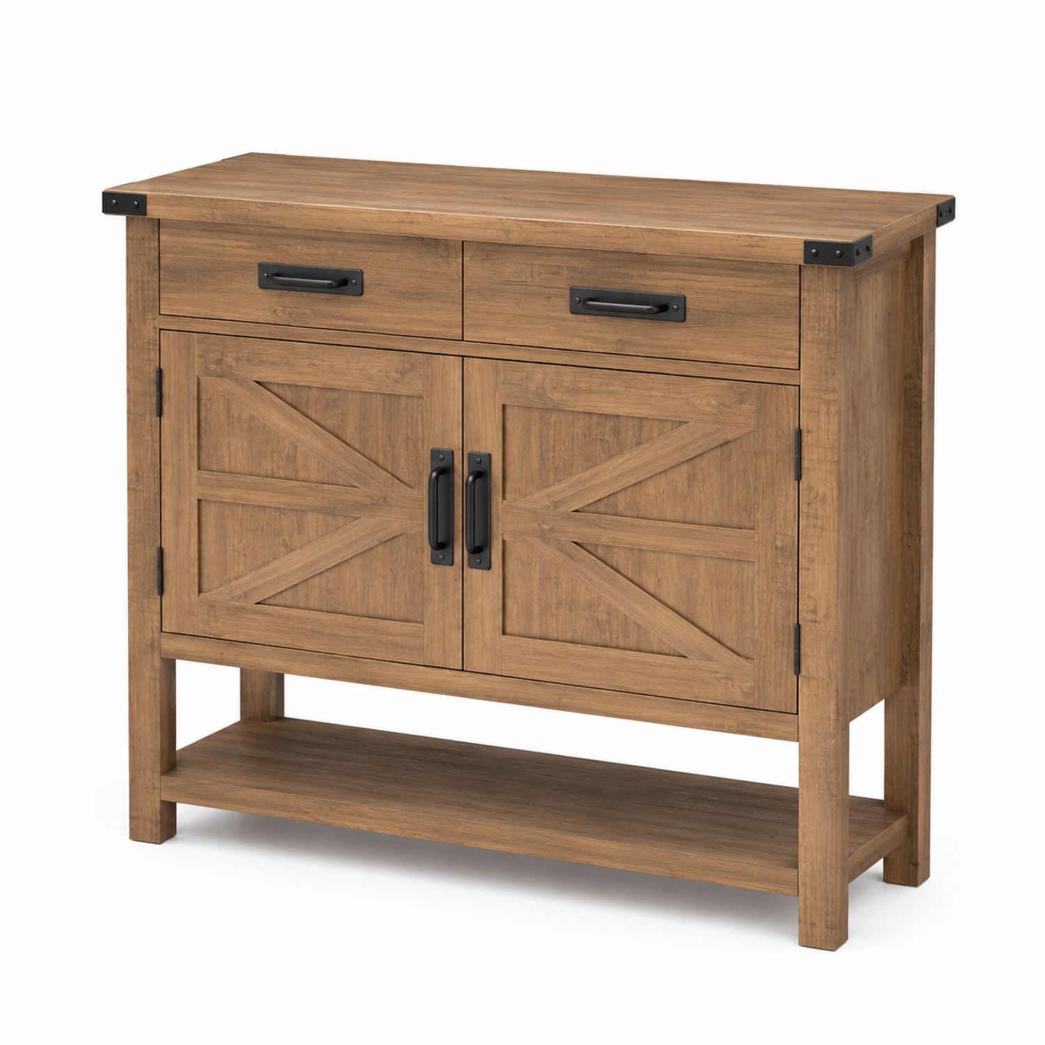 Holz Konsolentisch 120x40x80 cm Braun