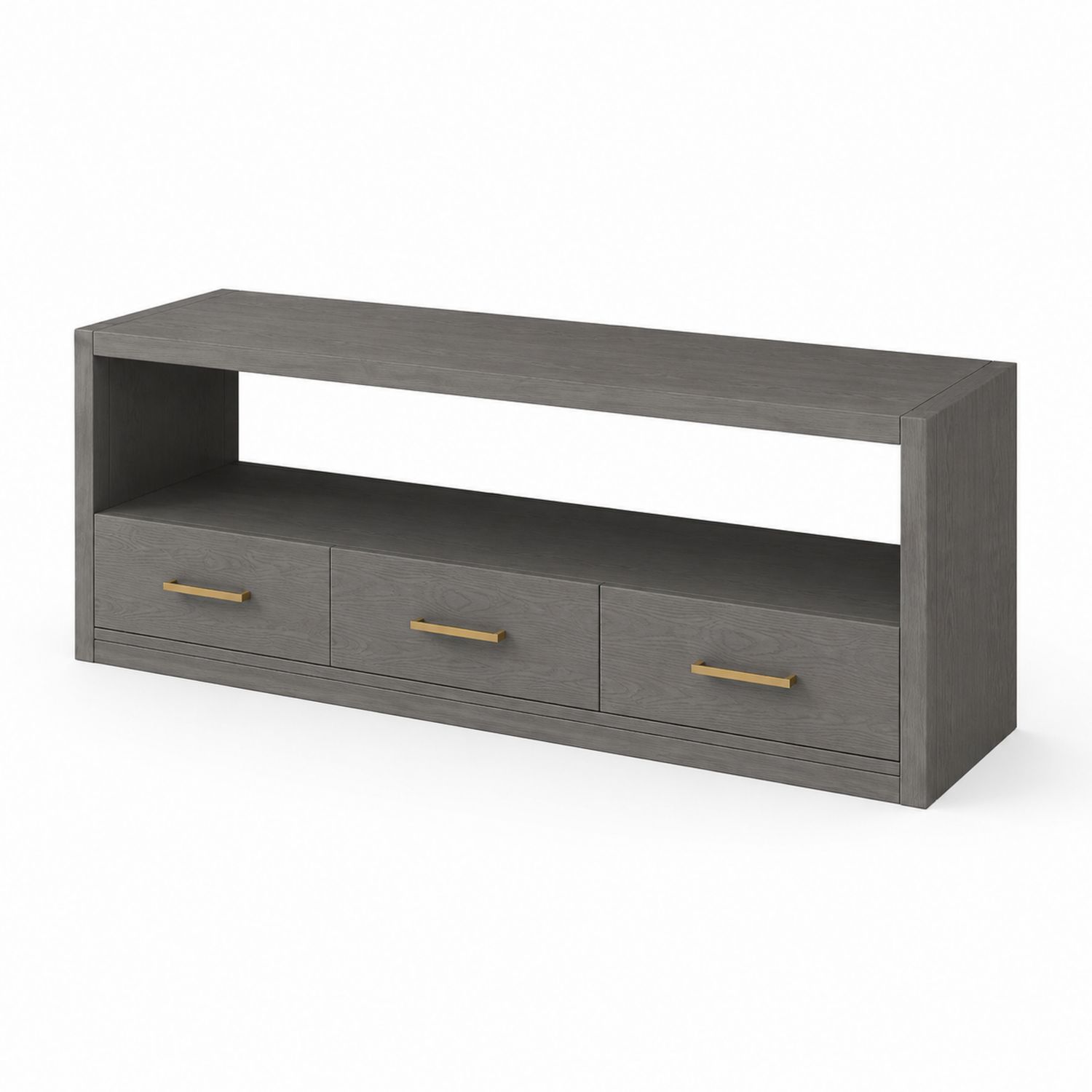 TV-Schrank 150cm Holzverbundstoff Grau
