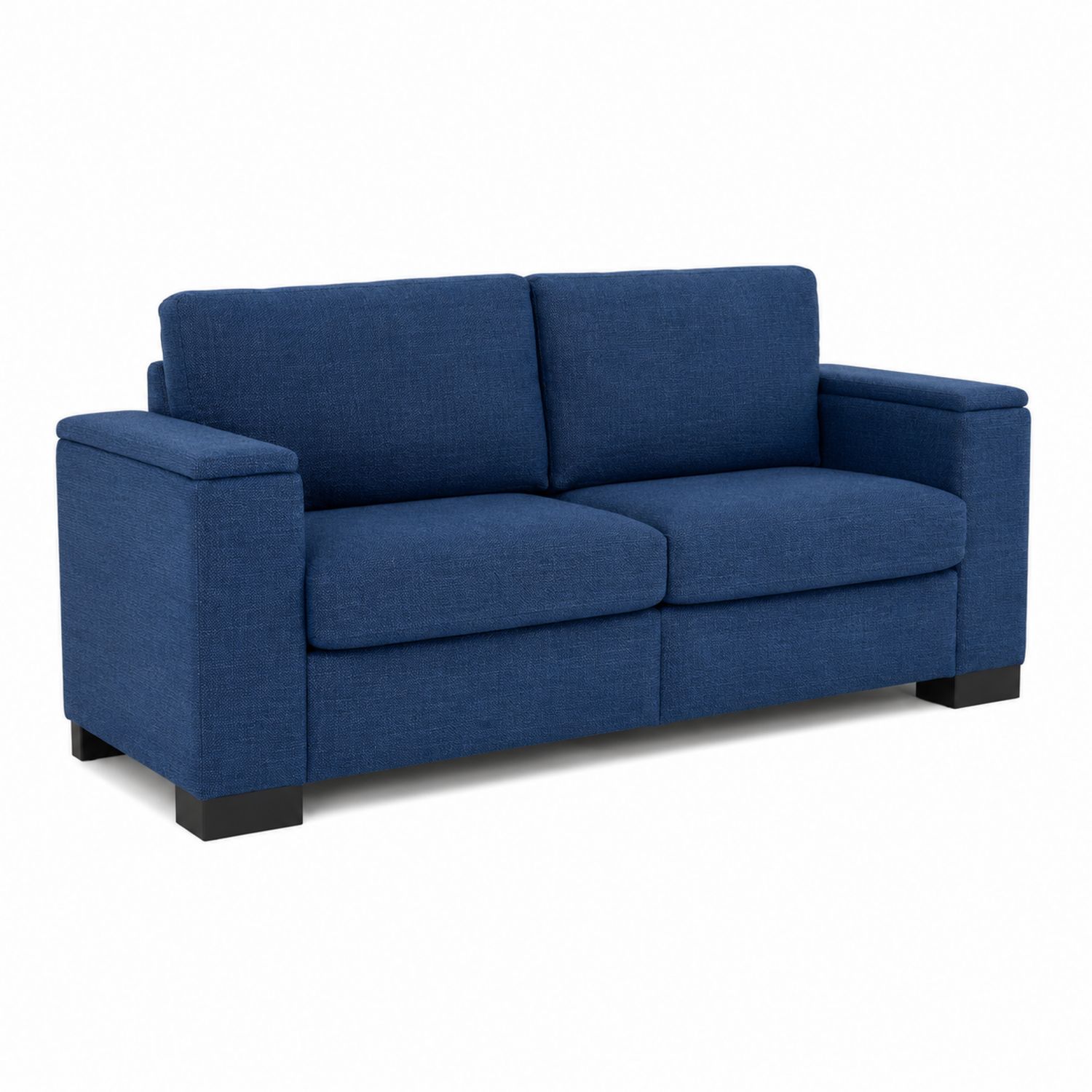 3-Sitzer Sofa aus Stoff Blau