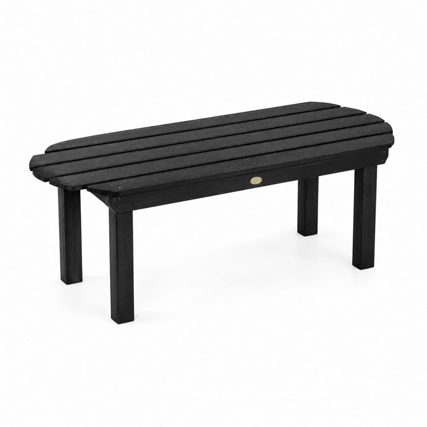 Outdoor-Couchtisch aus Holz Schwarz-Asabirneo