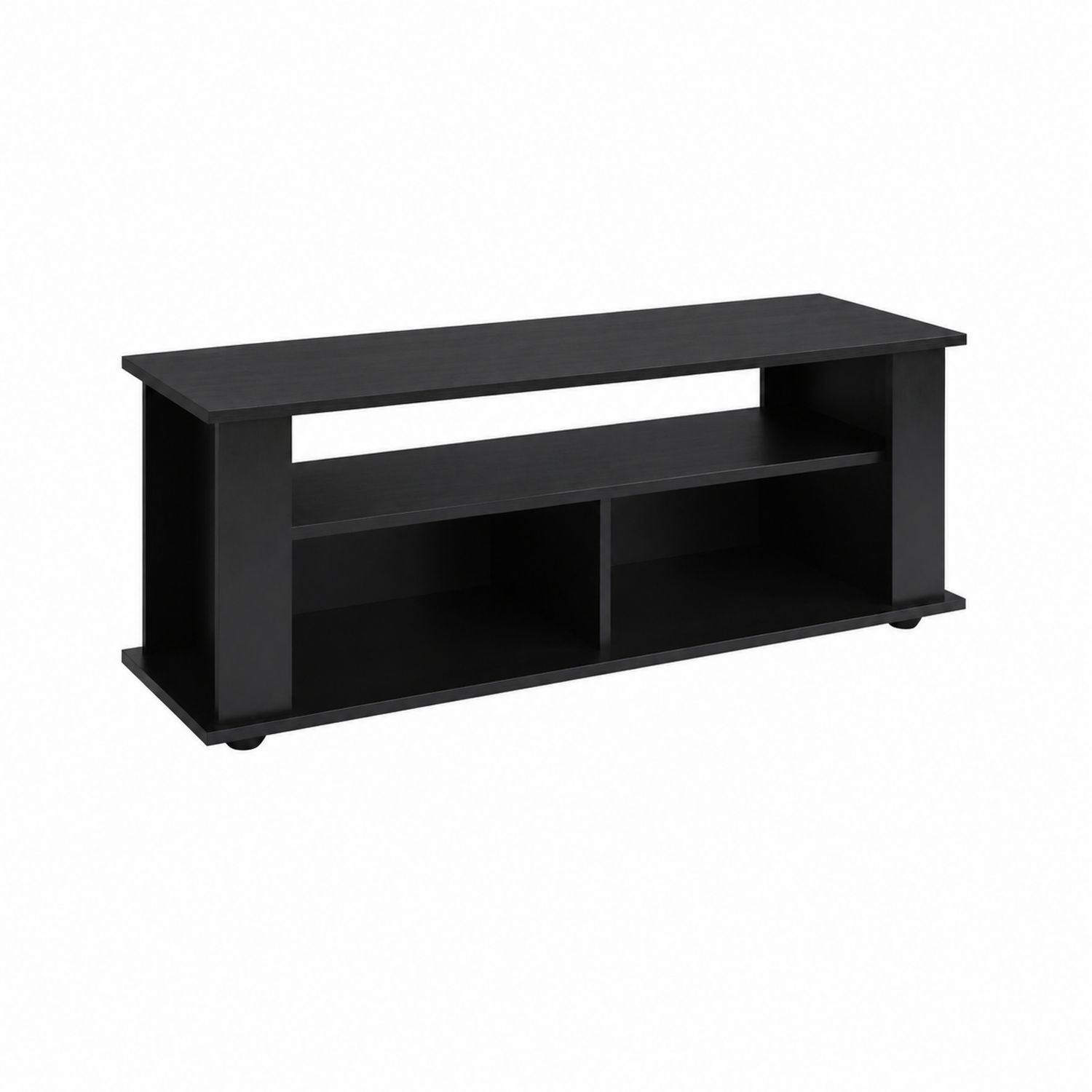 TV-Schrank aus Holzwerkstoff Schwarz 120x40x45 cm-Asabirneo