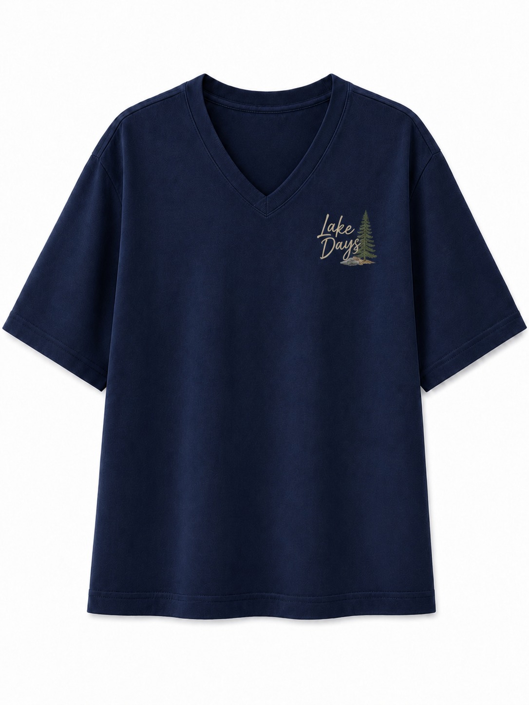 Lake Days V-Neck Graphic Tee