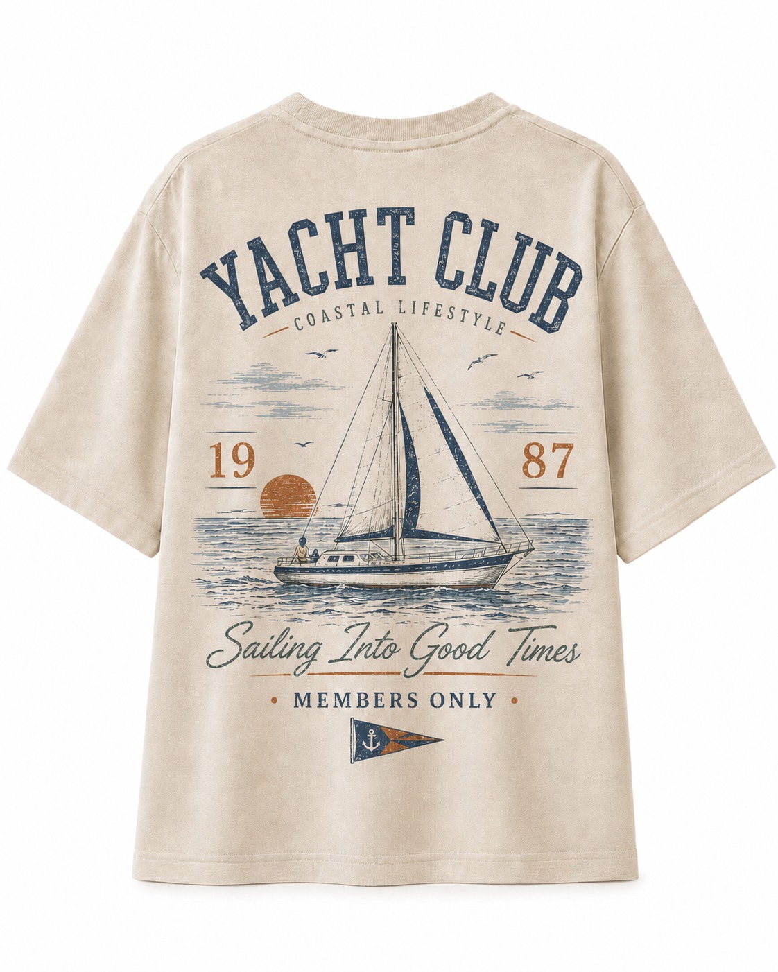 Yacht Club Active V-Neck Tee