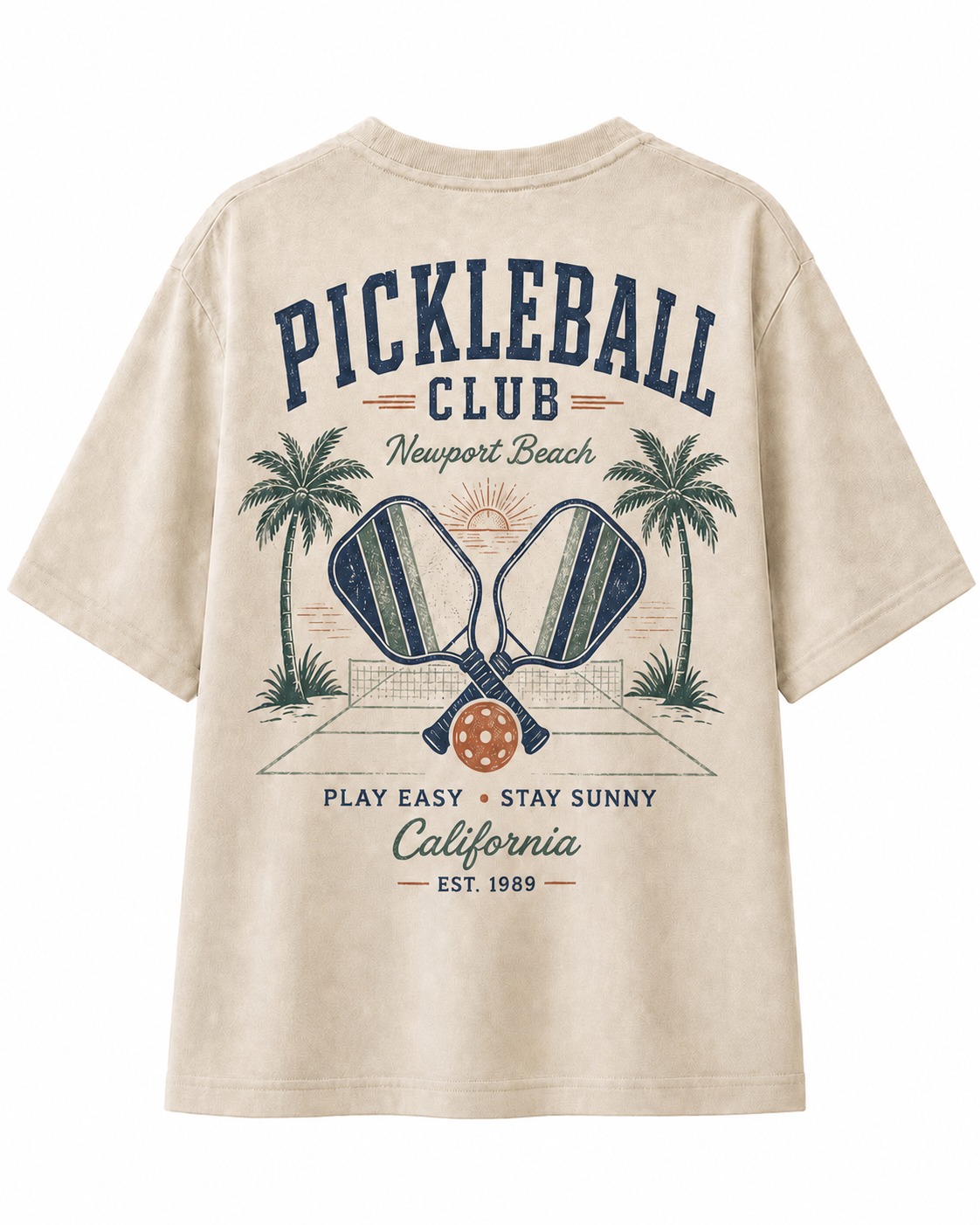 Newport Pickleball V-Neck Tee