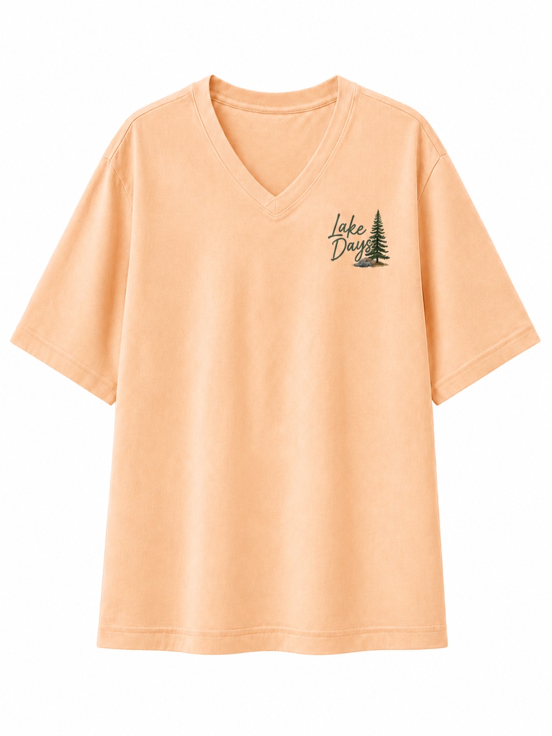 Lake Days V-Neck Graphic Tee