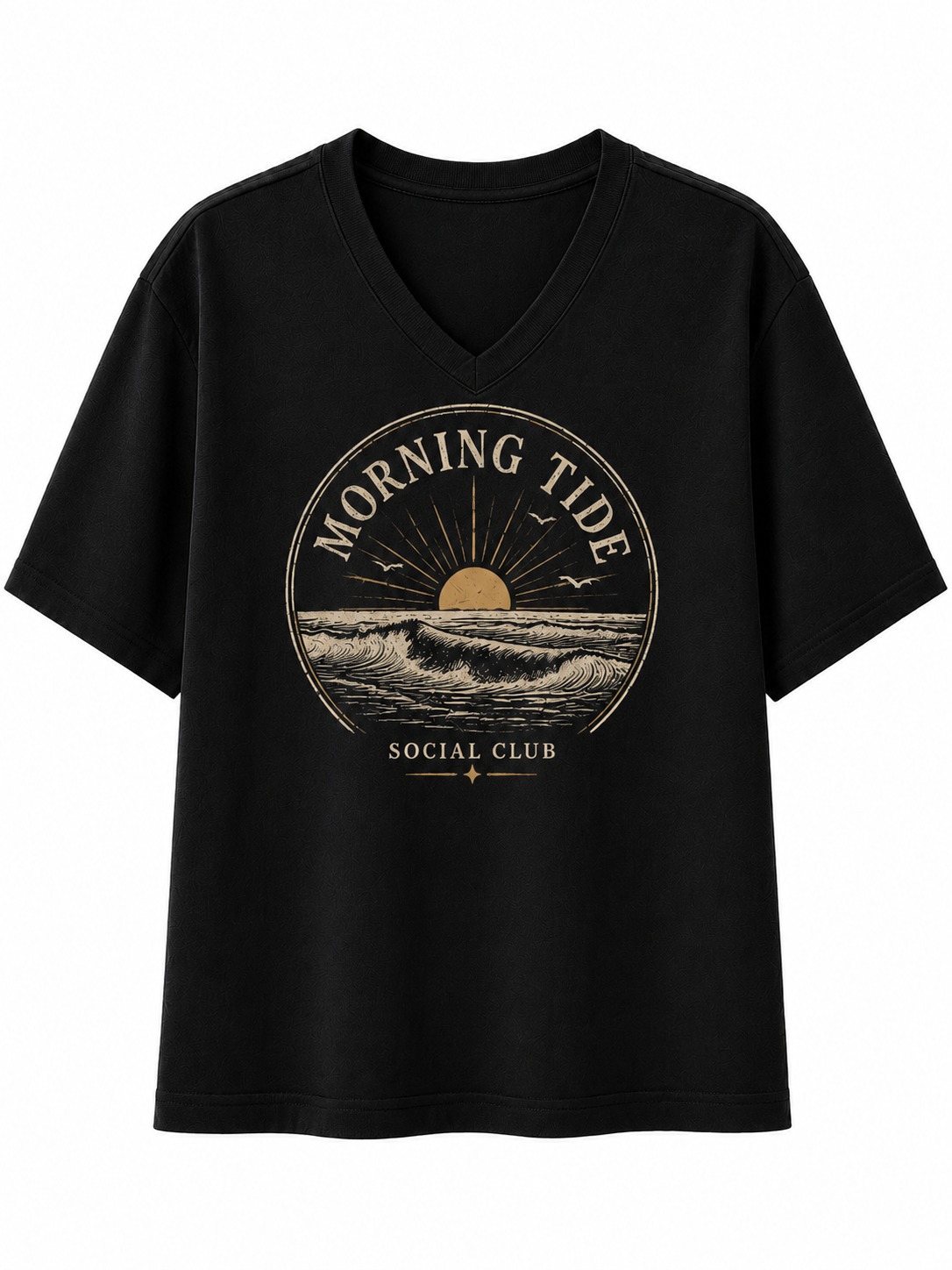 Morning Tide V-Neck Tee