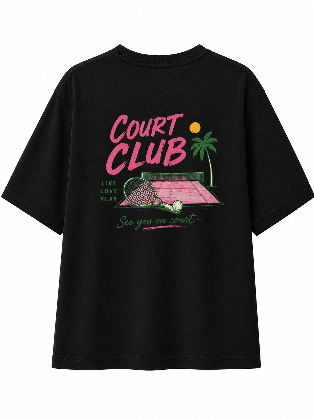 Court Club Sporty V-Neck Tee
