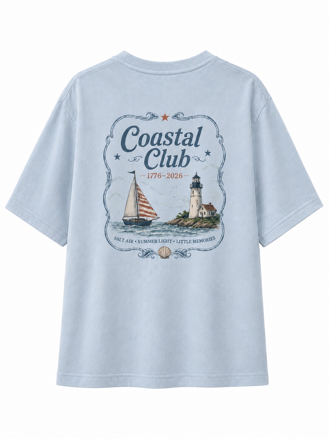 Coastal Club Lighthouse V-Neck Tee