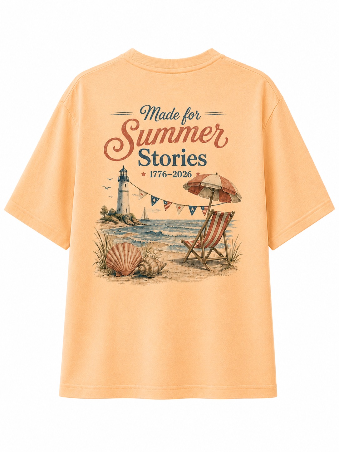 Summer Stories Lighthouse Beach Graphic Tee