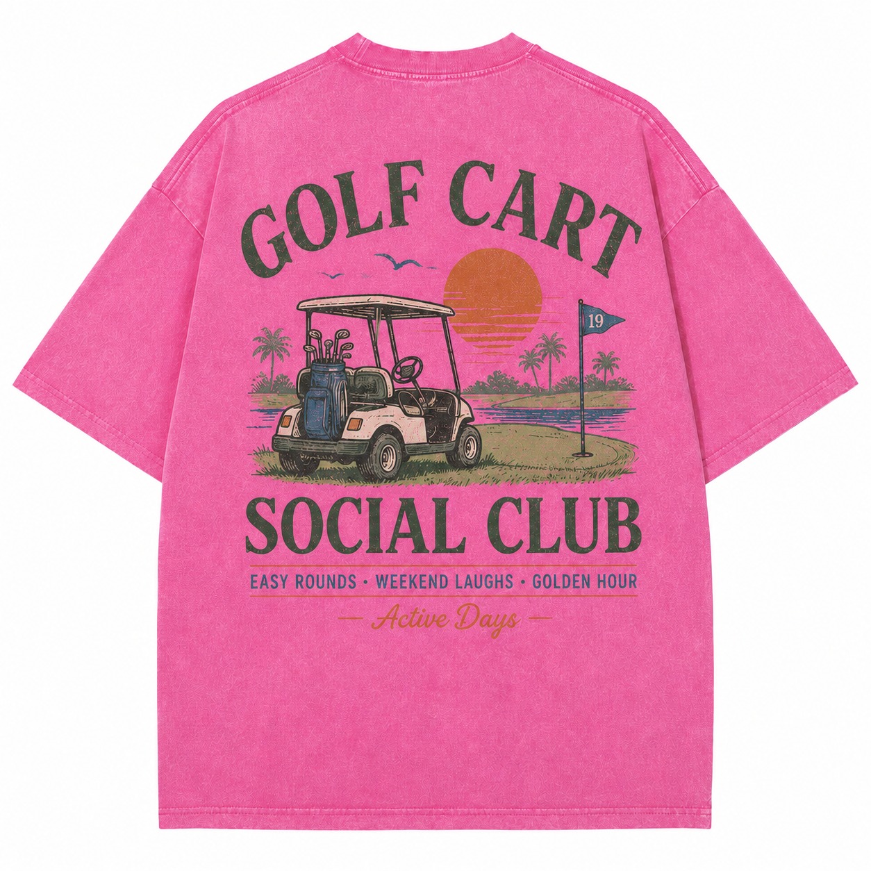 Golf Cart Social Club Tee