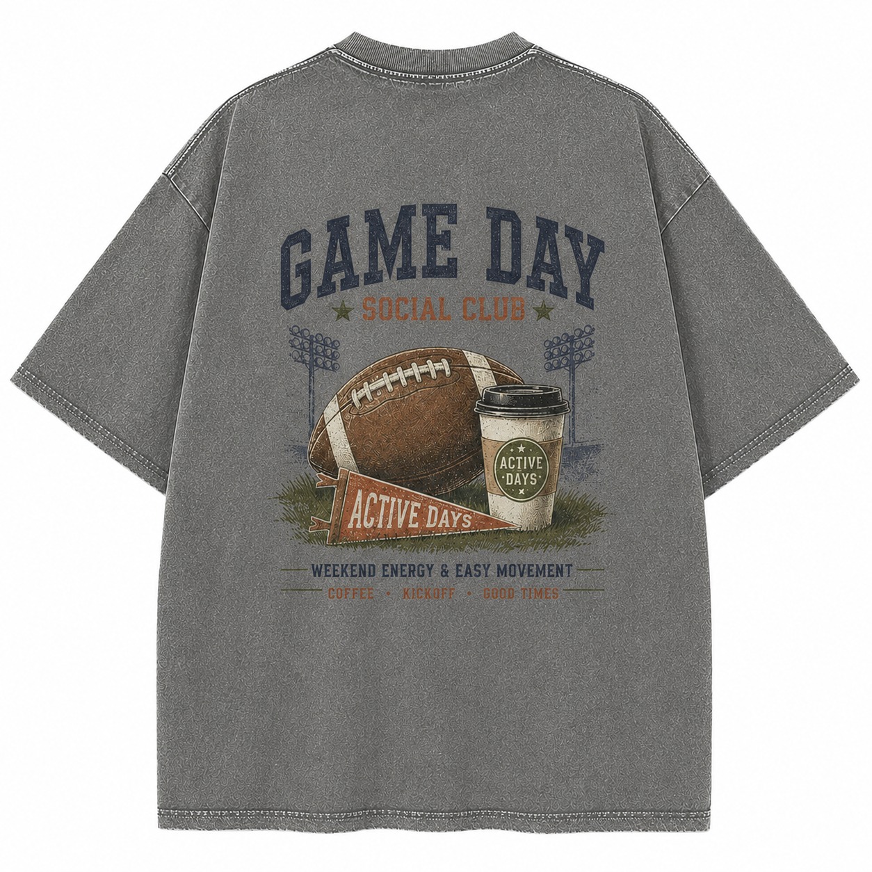 Game Day Social Club Active Days Tee
