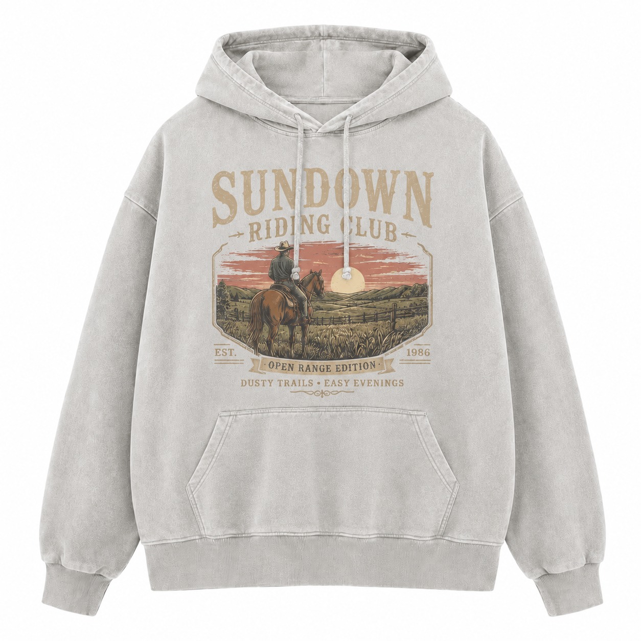 Sundown Riding Club Washed Hoodie