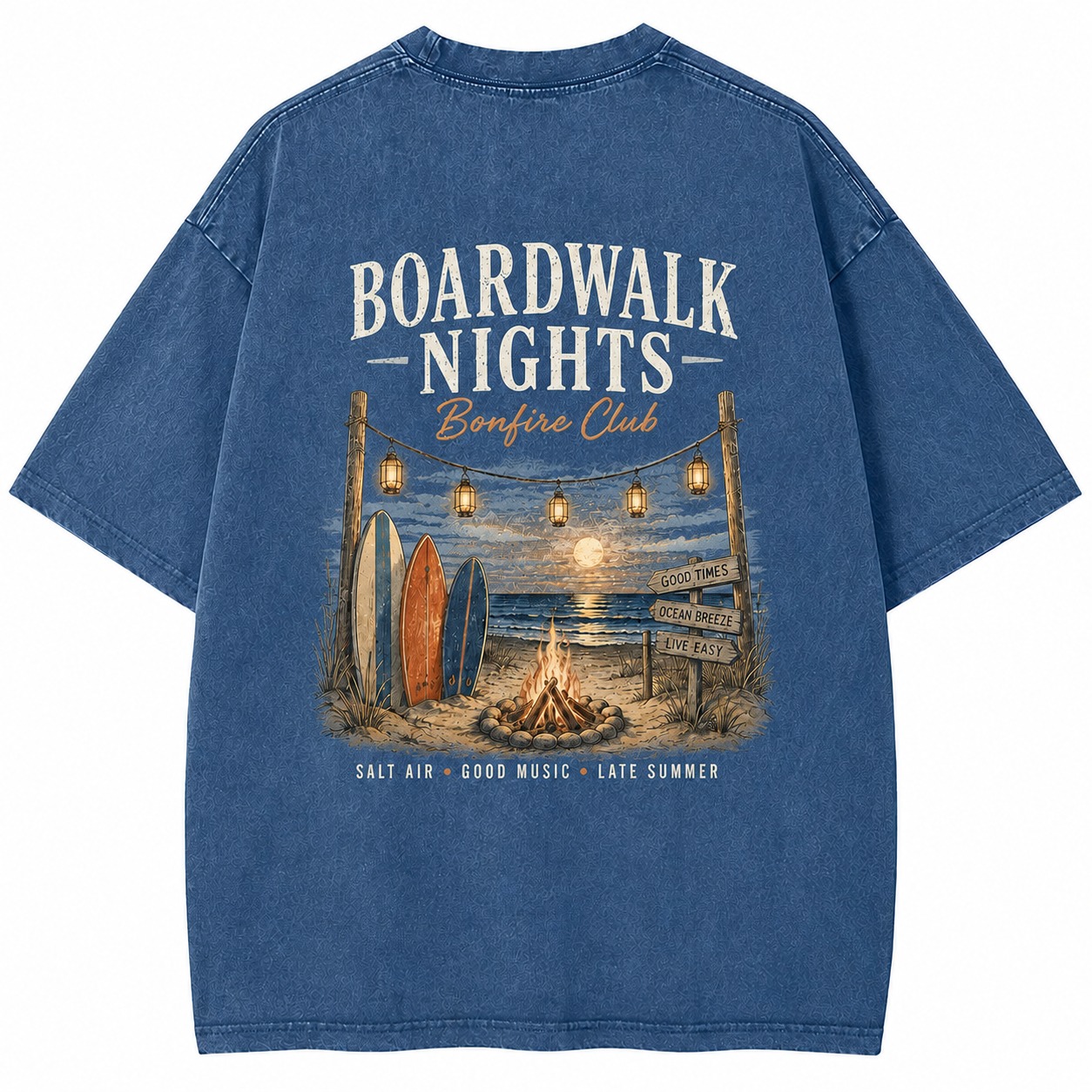 Boardwalk Nights Bonfire Tee
