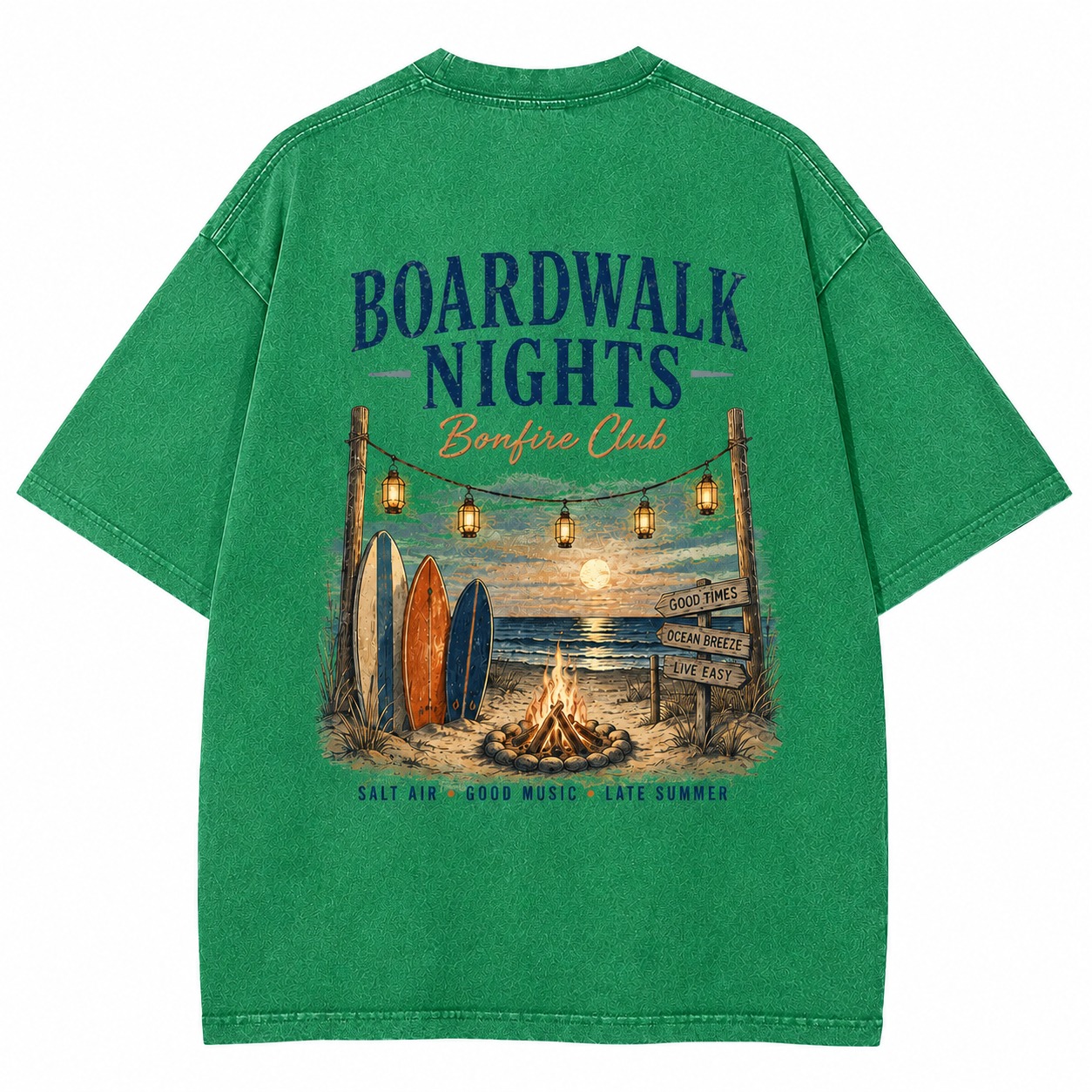 Boardwalk Nights Bonfire Tee