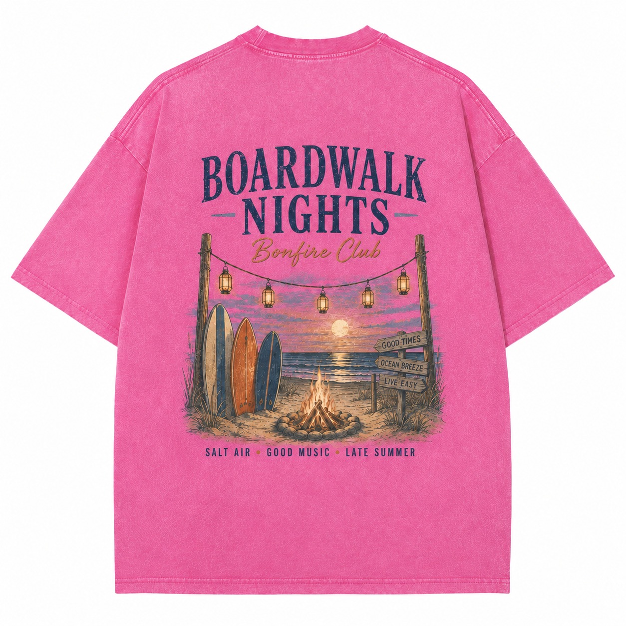 Boardwalk Nights Bonfire Tee
