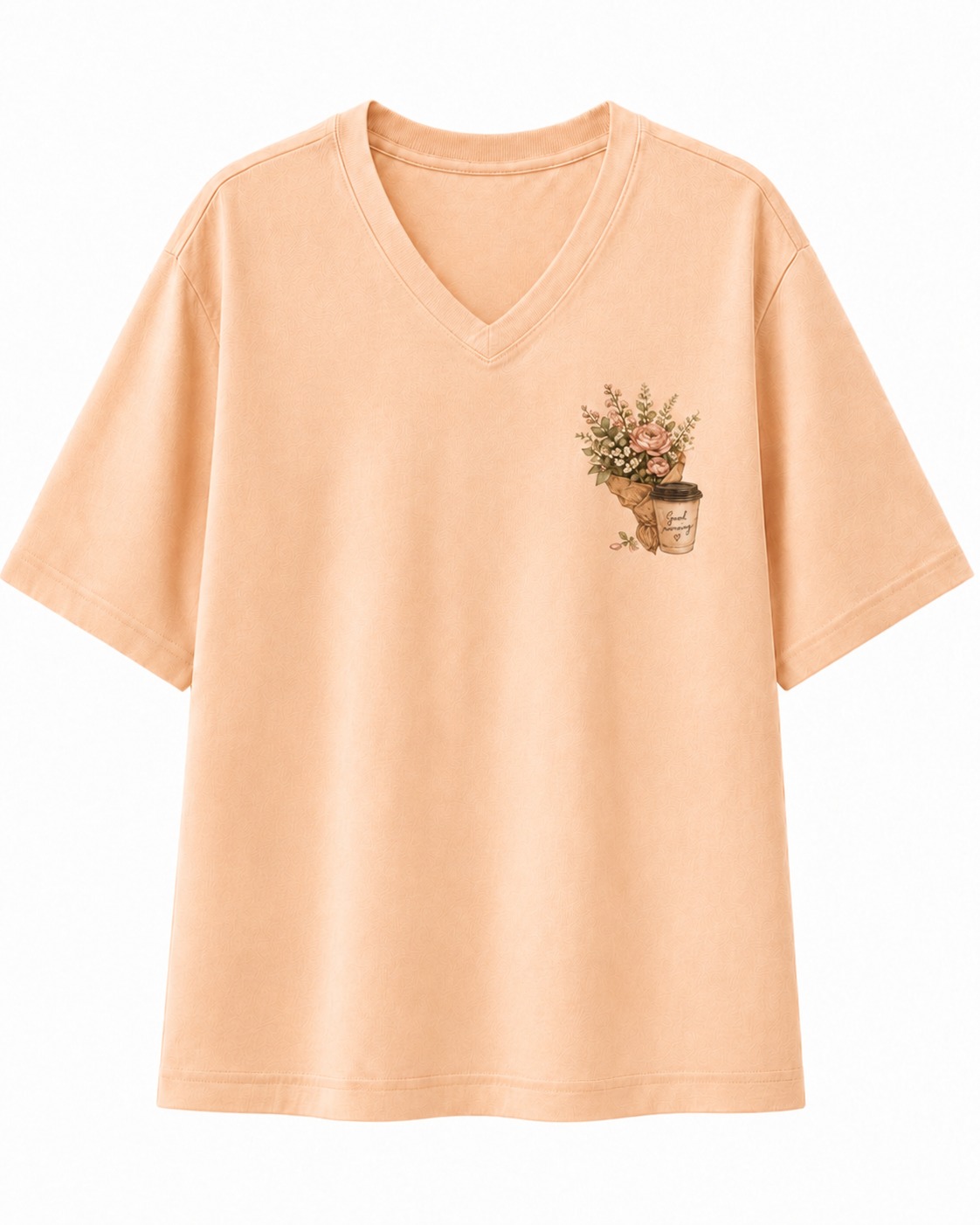 Weekend Market Floral V-Neck Tee