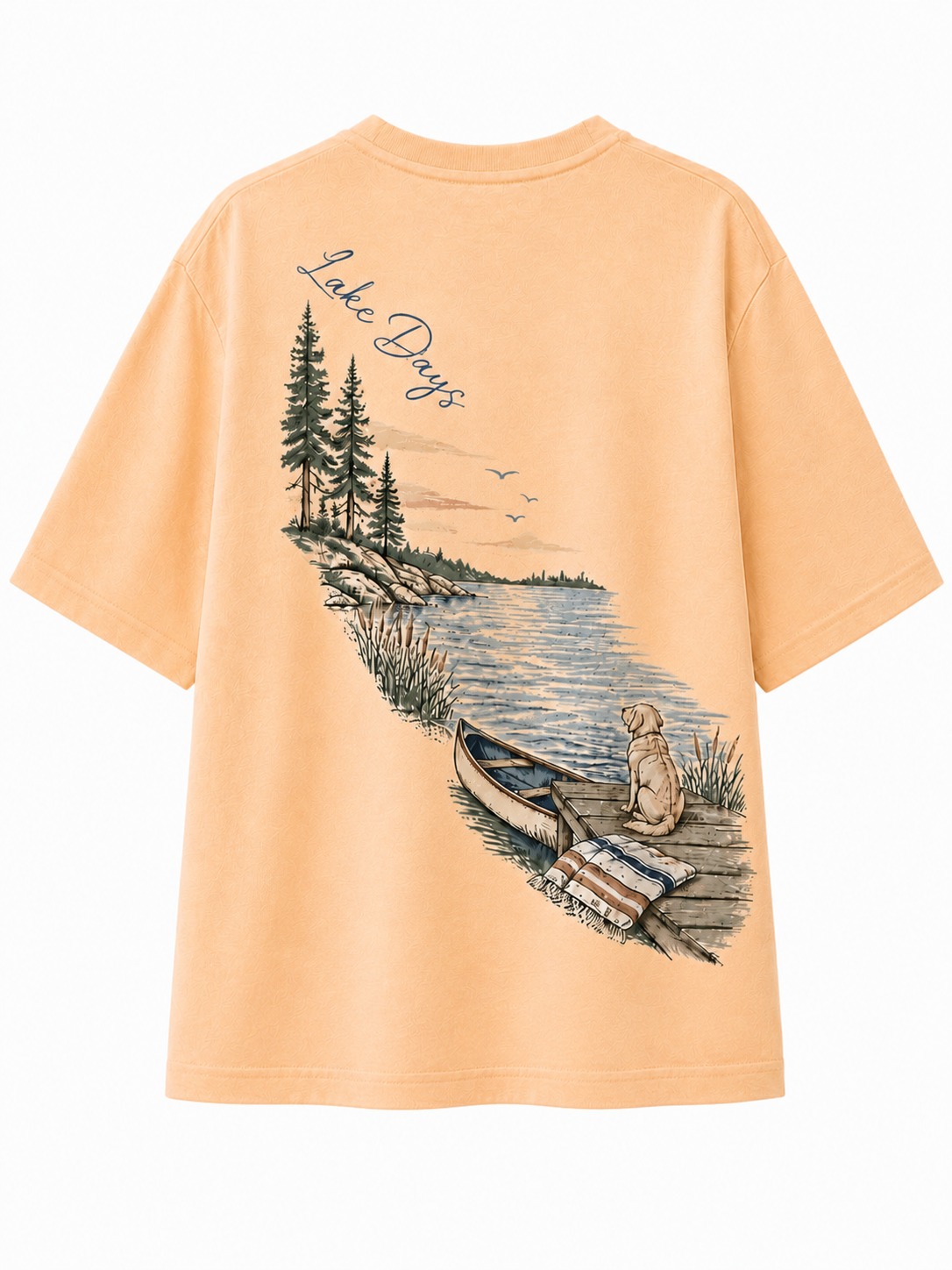 Lake Days V-Neck Graphic Tee