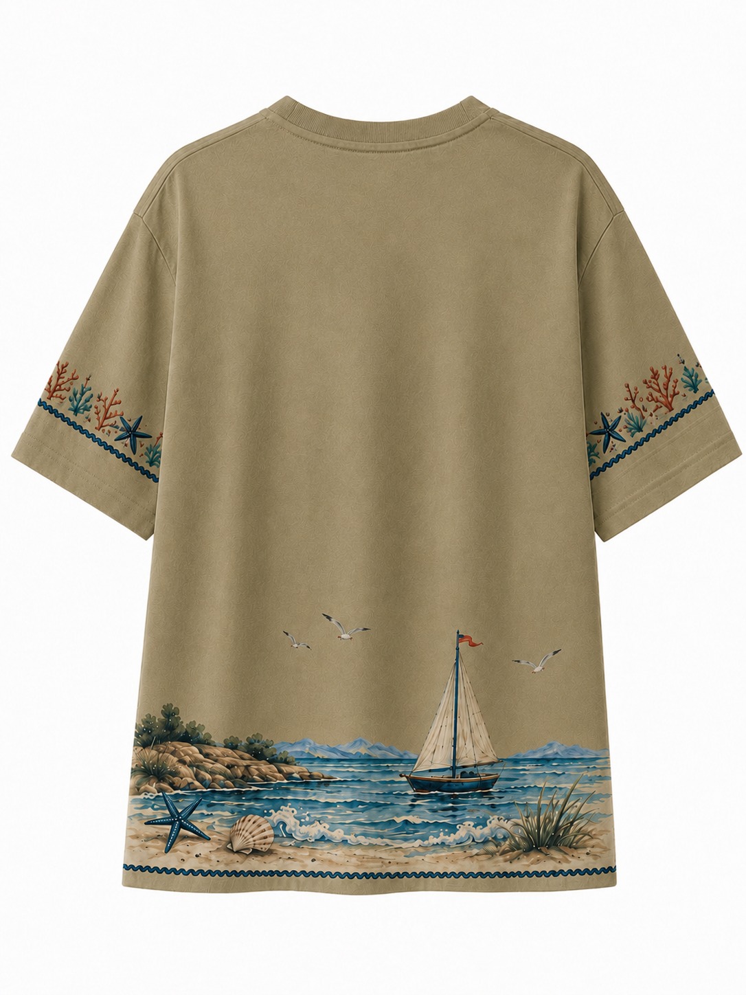 Lighthouse Vacation V-Neck Tee