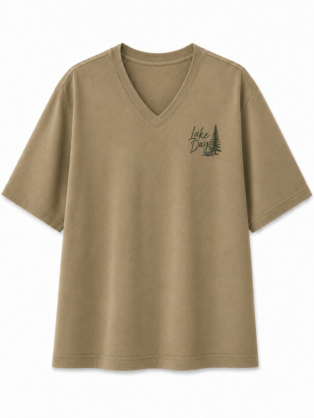 Lake Days V-Neck Graphic Tee