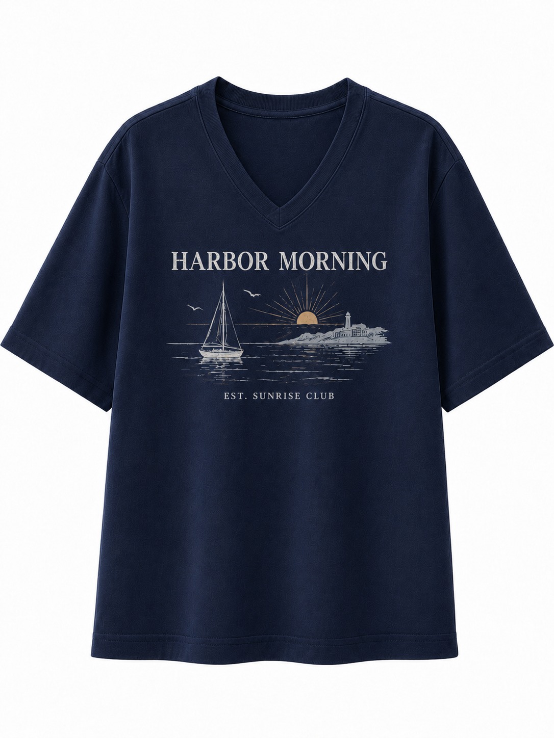 Harbor Morning V-Neck Tee