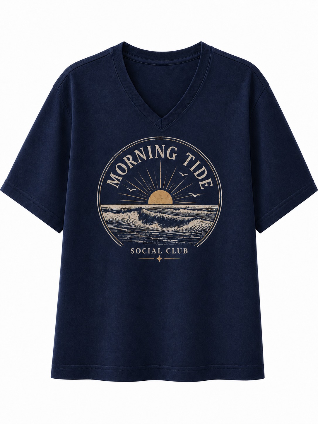 Morning Tide V-Neck Tee