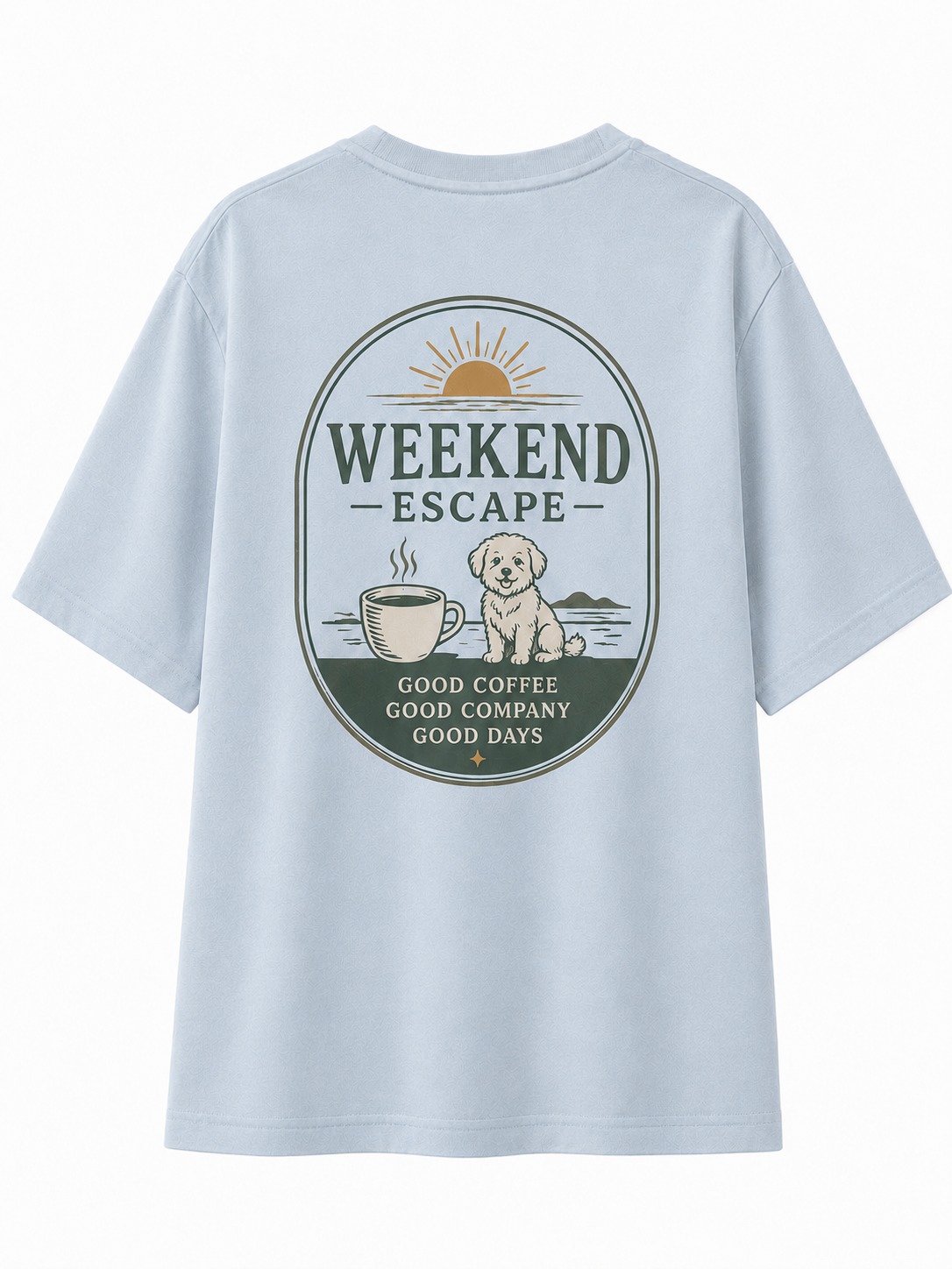 Weekend Escape Coffee & Dog Graphic Tee