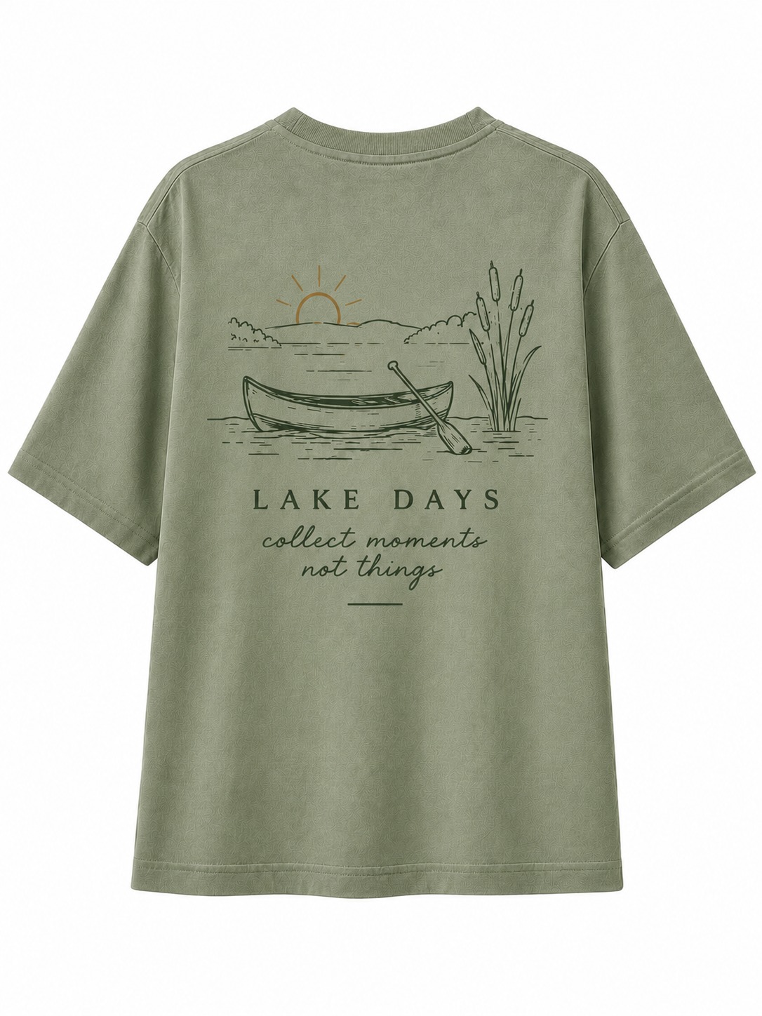 Lake Days Canoe Graphic Tee
