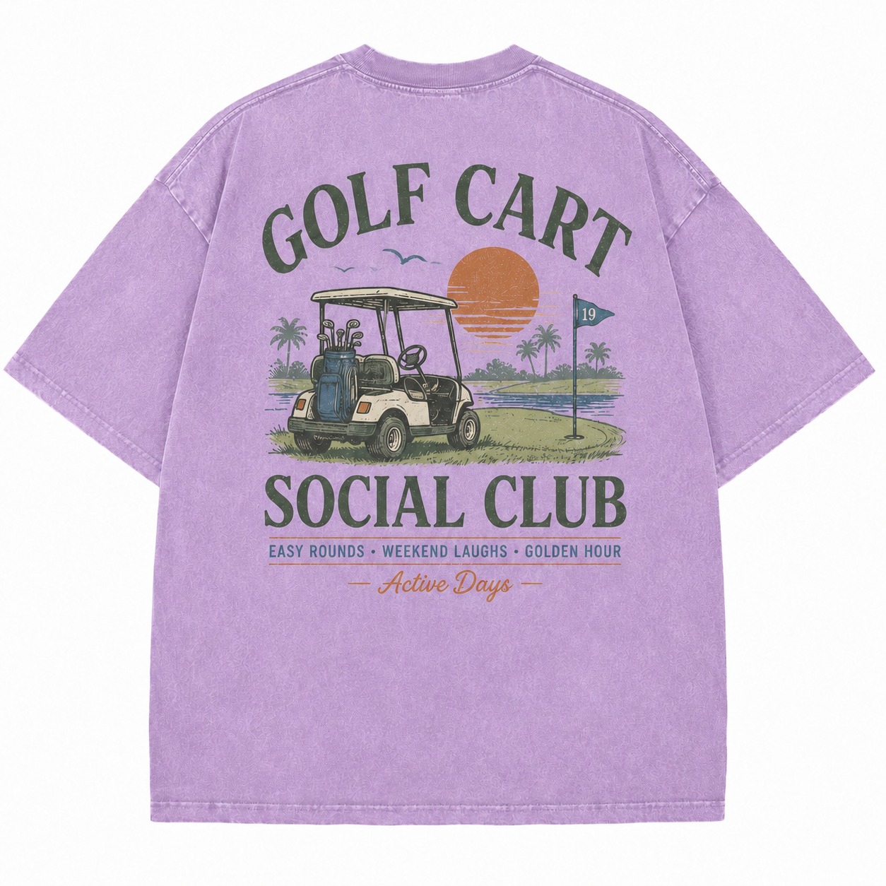 Golf Cart Social Club Tee