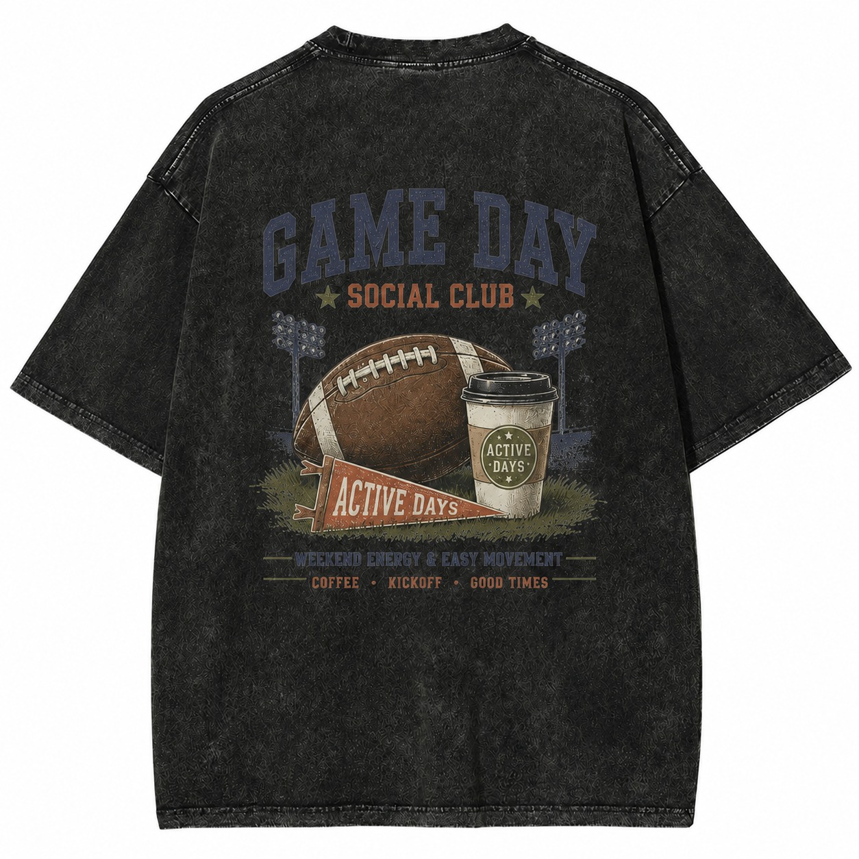 Game Day Social Club Active Days Tee