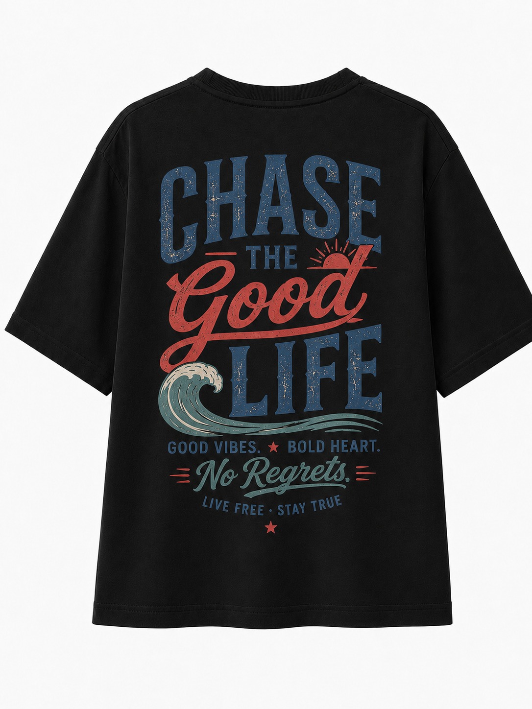 Chase the Good Life V-Neck Tee