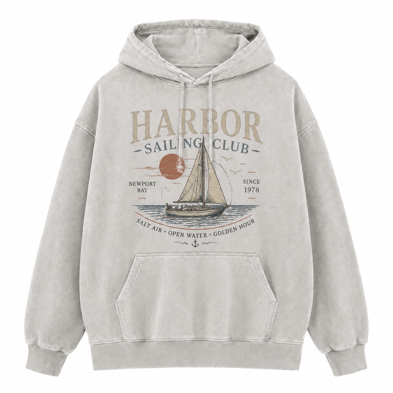Harbor Sailing Club Washed Hoodie