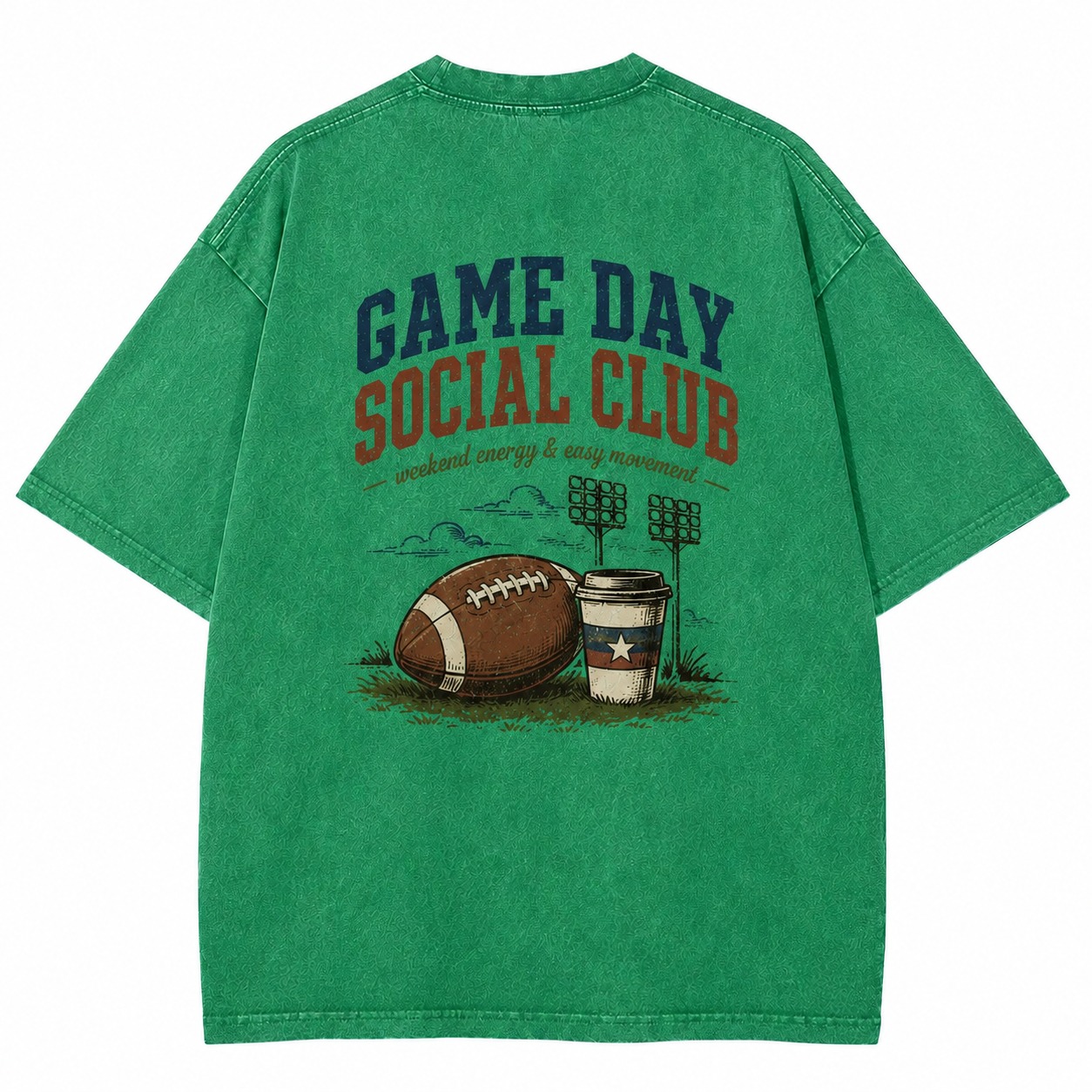 Game Day Social Club Weekend Energy Tee