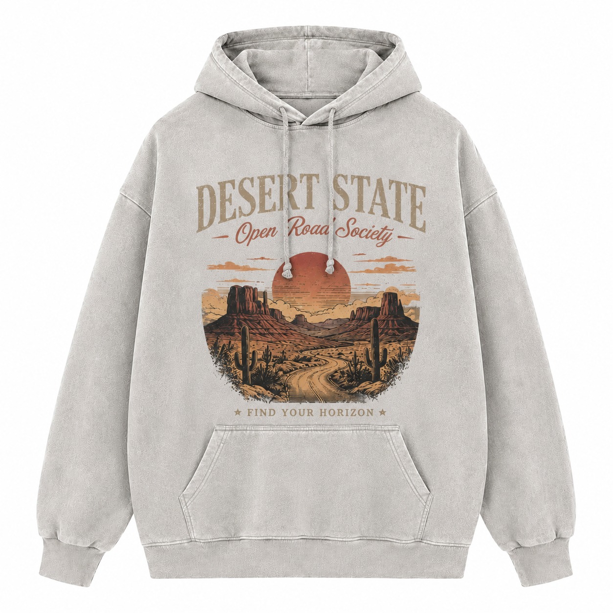 Desert State Open Road Washed Hoodie