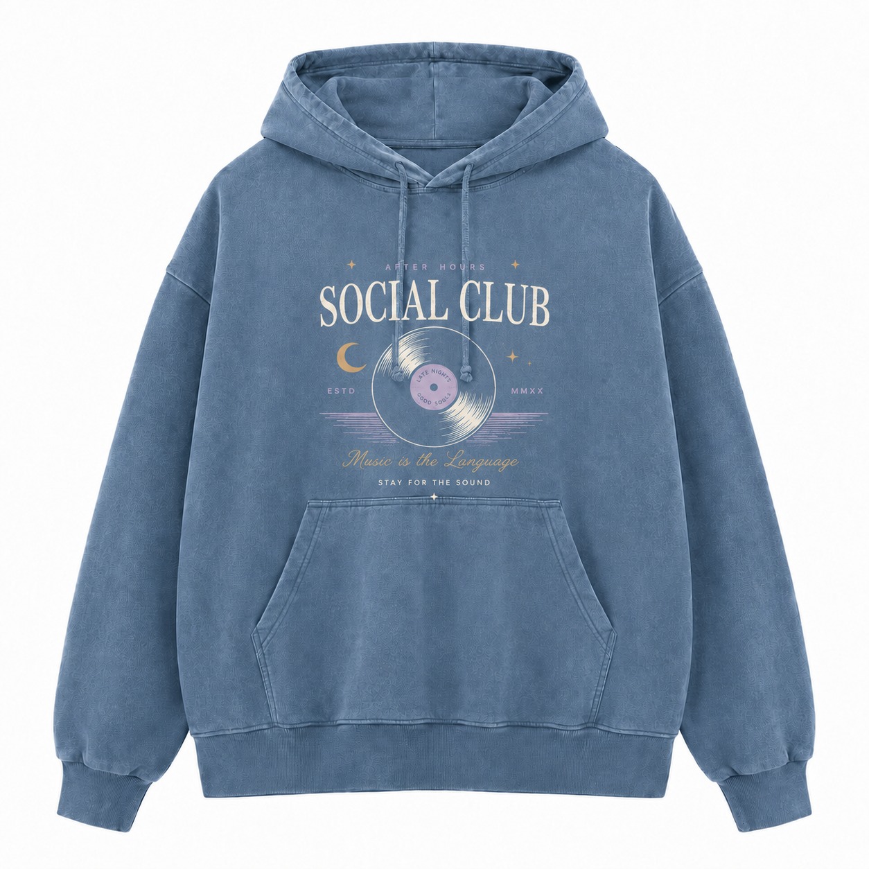 After Hours Social Club Washed Hoodie
