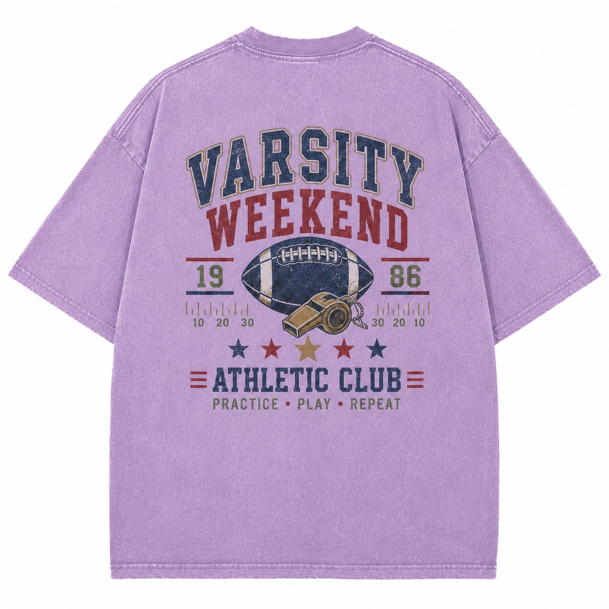 Varsity Weekend Athletic Club Football Tee
