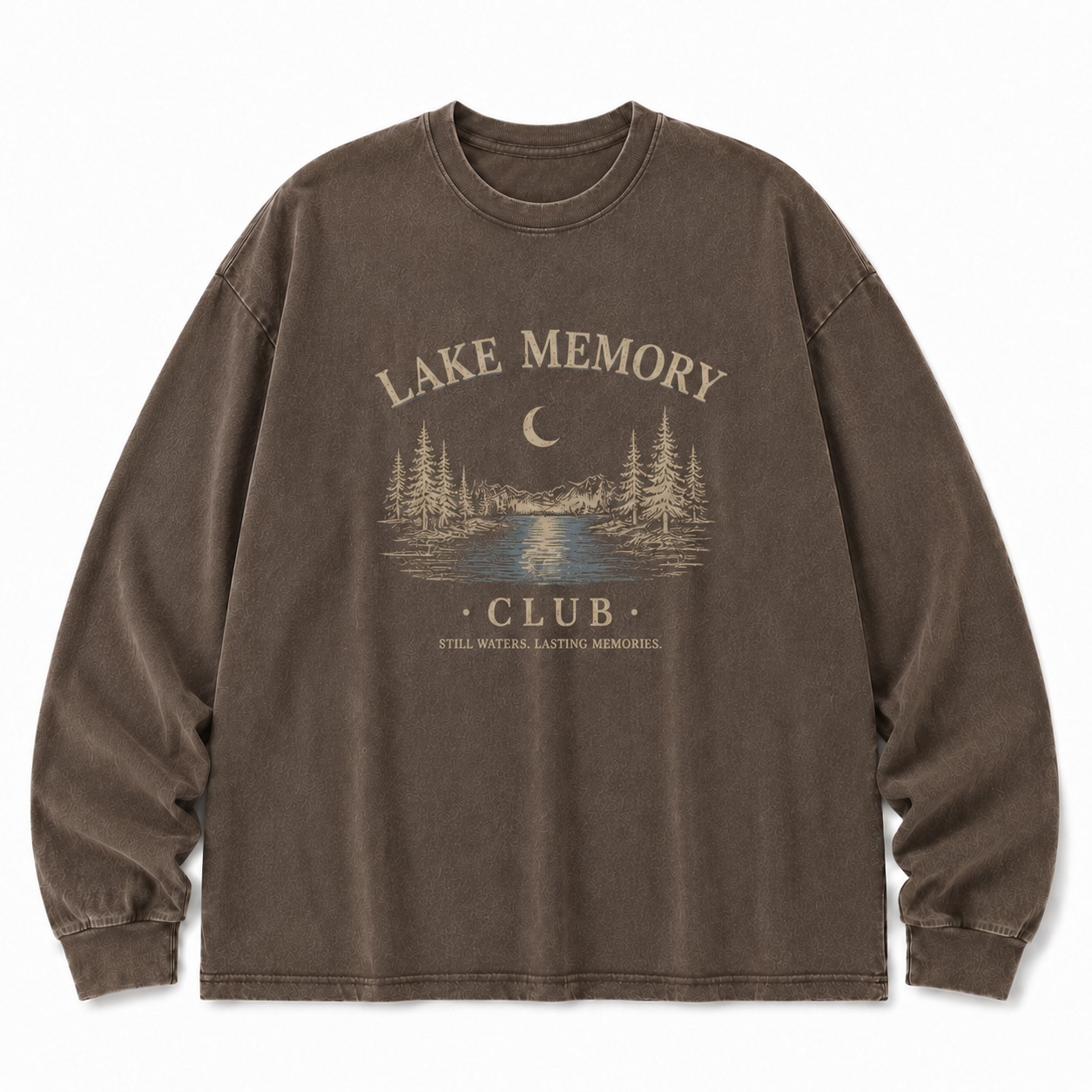 Lake Memory Washed Long Sleeve Tee