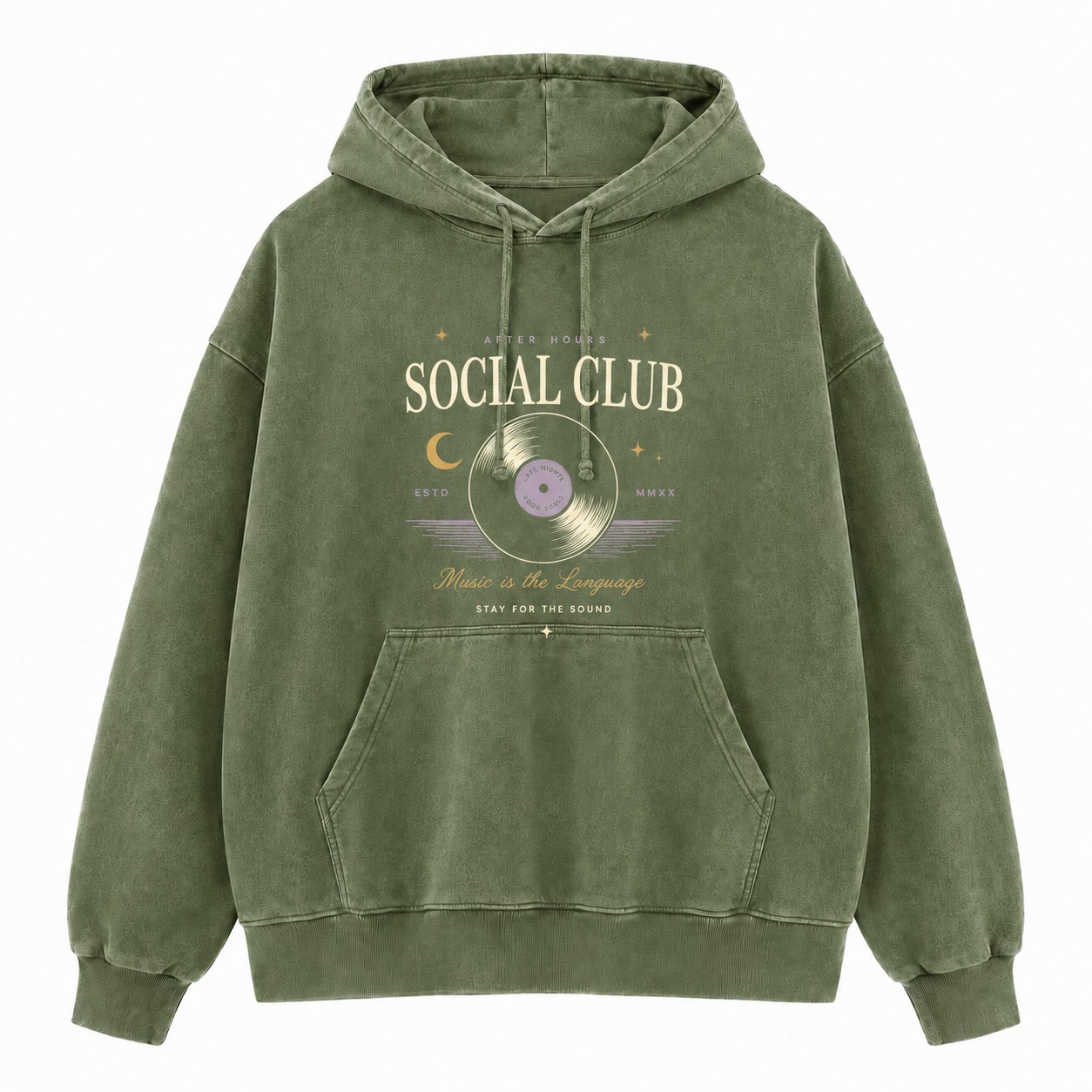 After Hours Social Club Washed Hoodie