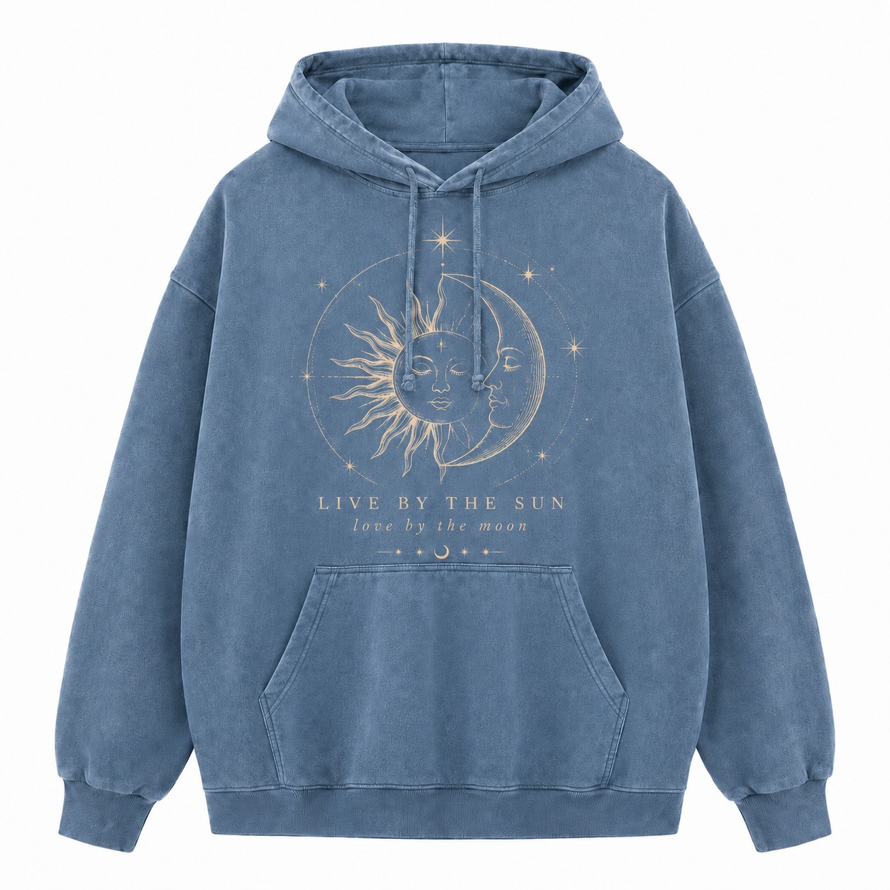 Live By The Sun Love By The Moon Washed Hoodie