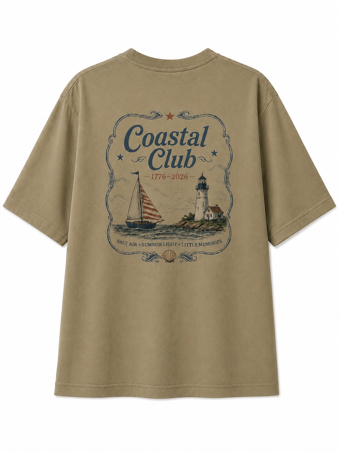 Coastal Club Lighthouse V-Neck Tee