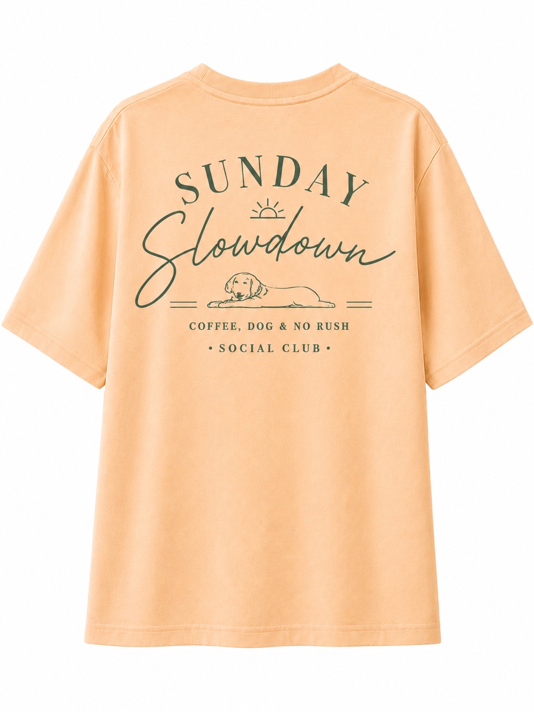 Sunday Slowdown Dog Coffee Graphic Tee