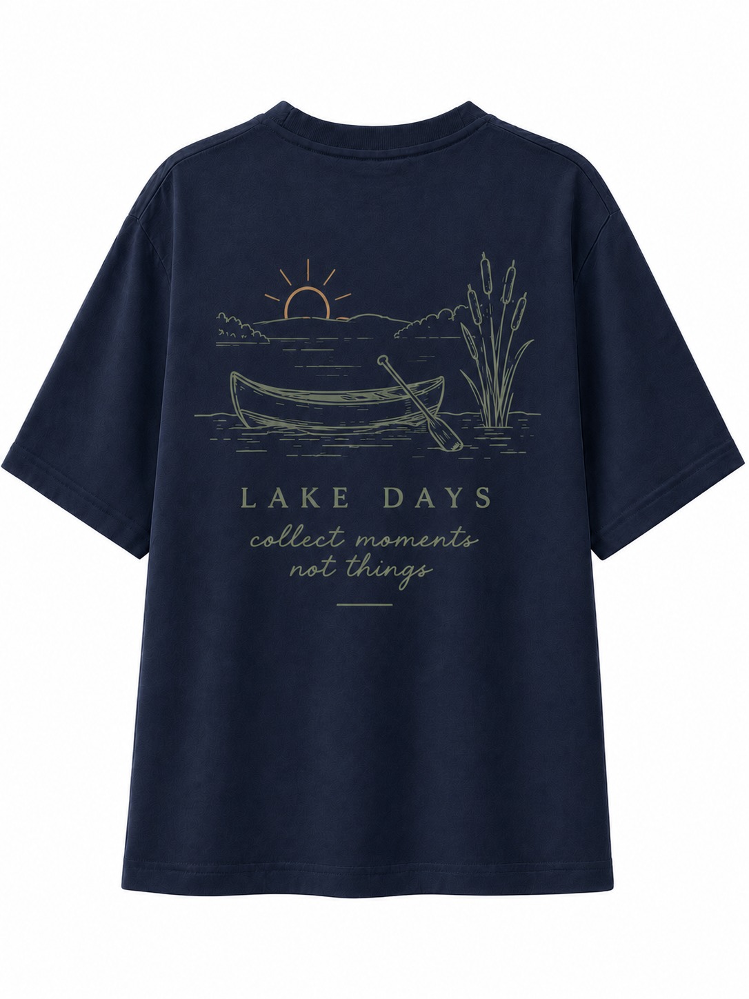Lake Days Canoe Graphic Tee