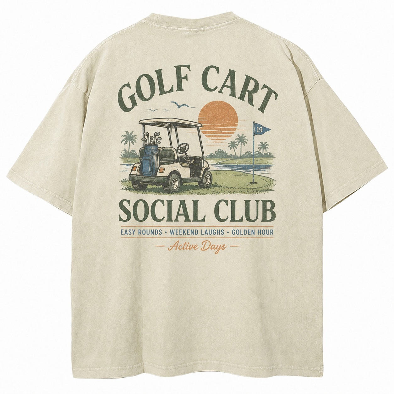 Golf Cart Social Club Tee