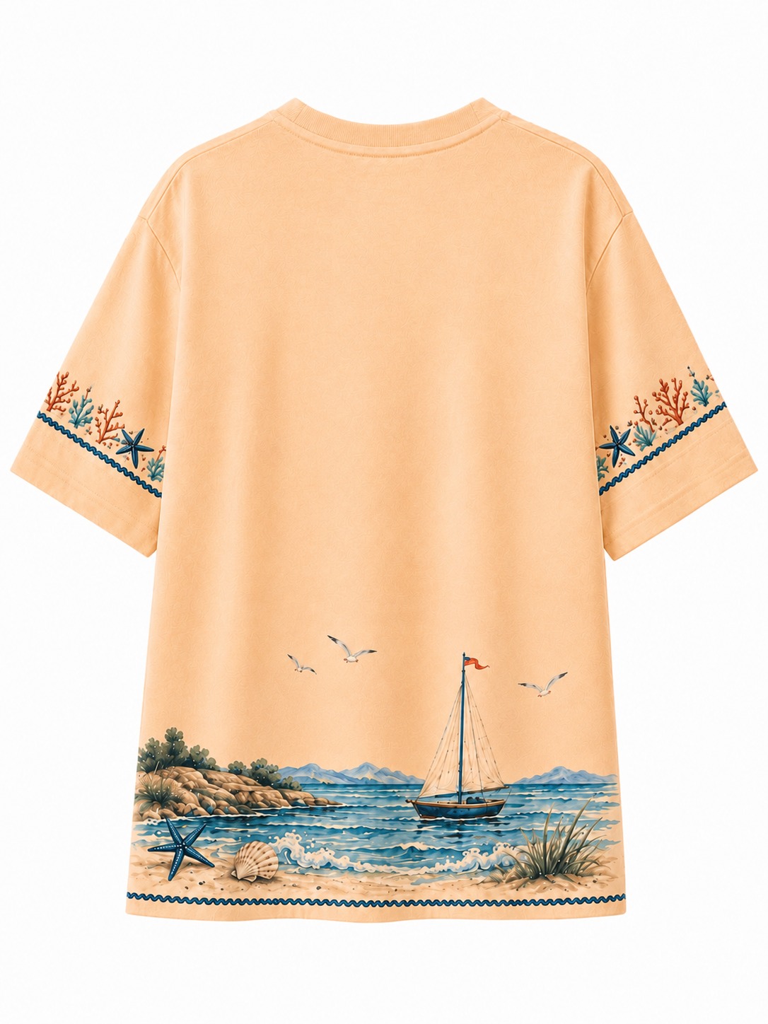 Lighthouse Vacation V-Neck Tee