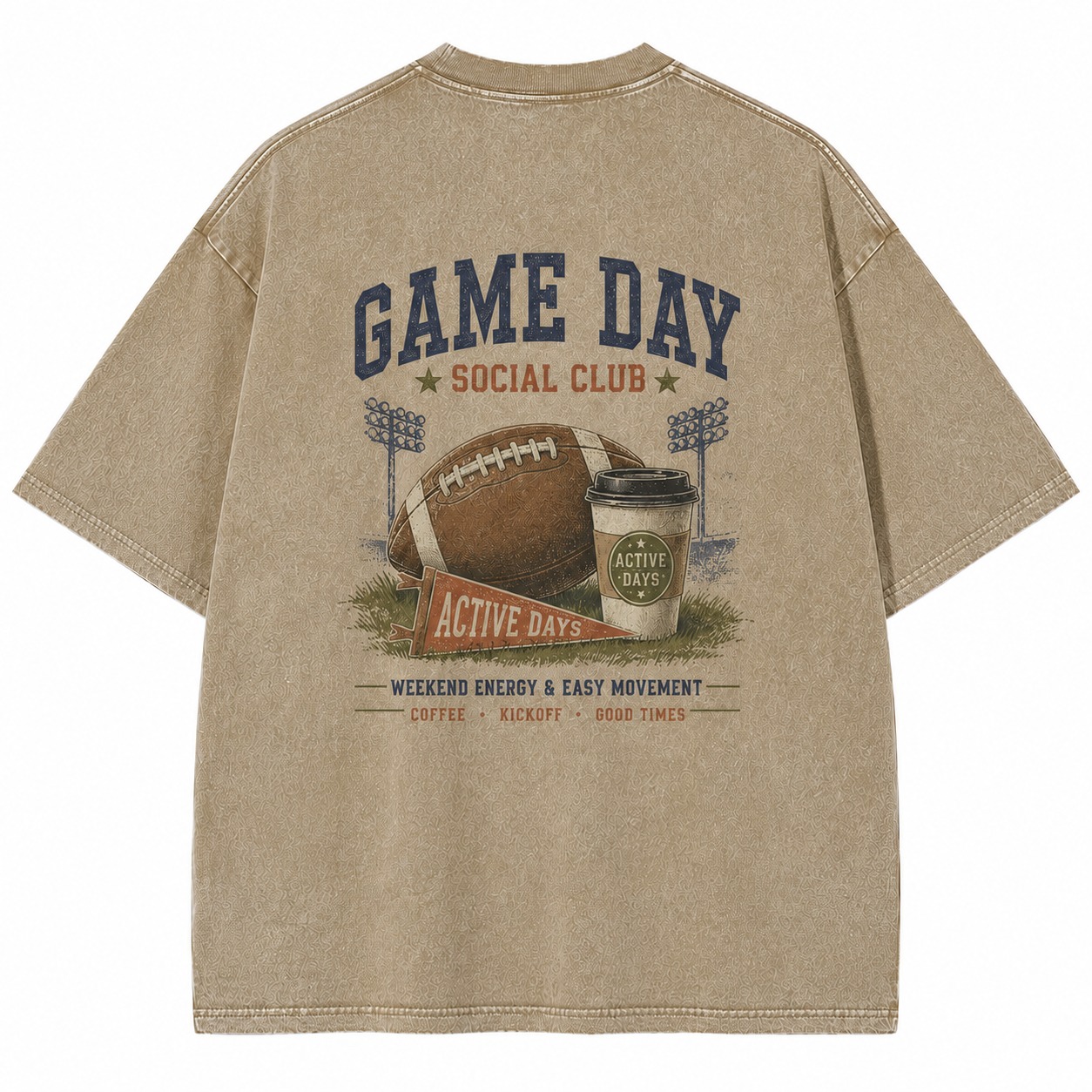 Game Day Social Club Active Days Tee