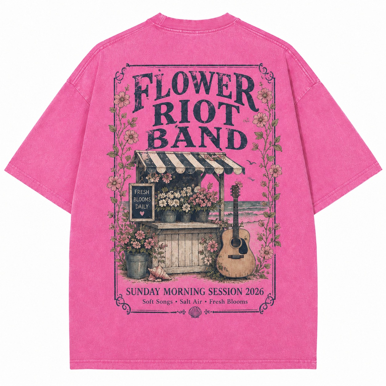 Flower Riot Band Graphic Tee
